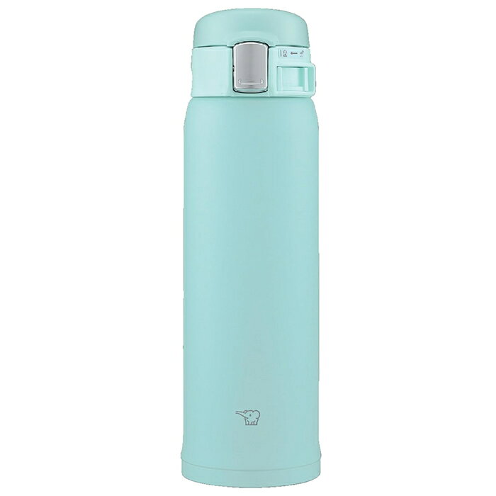 乐天商城 - 象印 水筒 0.48L ステンレスマグ SM-SF48-AM ミントブルー 保温 保冷 480ml 軽量 コンパクト ワンタッチオープン 飛び散り抑制機構 ラクリアコート 本体丸洗いOK 氷が入れやすい広口約4cm SM-SF【送料無料】【KK9N0D18P】