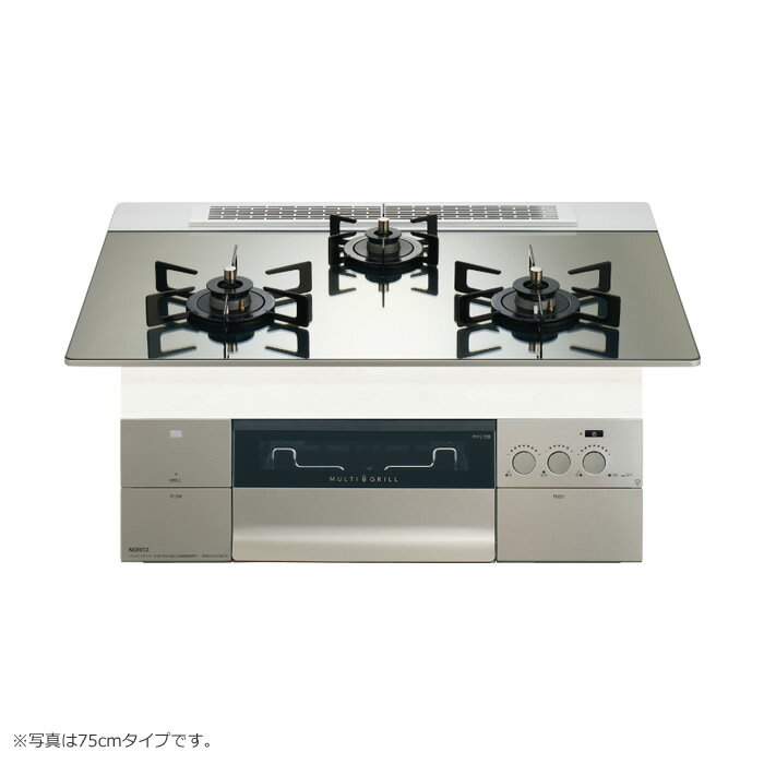 ノーリツ プロパンガス用 60cmビルトインコンロ PROGRE FLAT プラチナシルバー N3S22PWASKSTEC-LPG【送料無料】【KK9N0D18P】