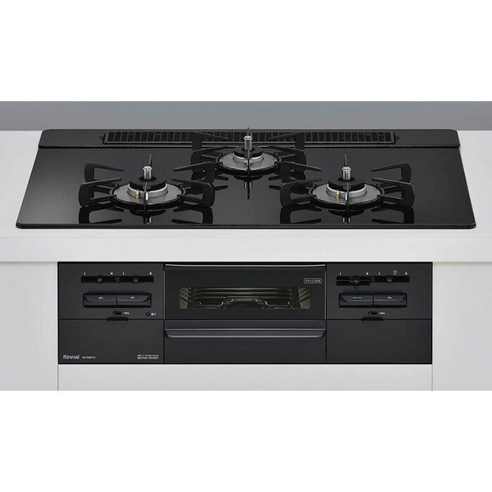 リンナイ ビルトインガスコンロ SENCE センス 75cm 都市ガス用 ガラストップ シアーブラック RS71W36T1RBW-13A【送料無料】【KK9N0D18P】