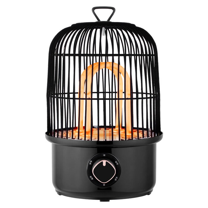 【即納】エアフロー AirFlow 全方位型電気ストーブ 950W AW-DNS1000 ブラック【送料無料】【KK9N0D18P】