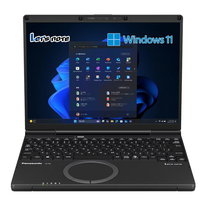 パナソニック ノートパソコン 12.4インチ レッツノート SC6 Core Ultra 7 255H SSD1TB メモリ32GB CF-SC6BDPCR ブラック Office付き Windows 11 Pro 12.4型 FHD＋ 液晶 1920×1280 アンチグレア【送料無料】【KK9N0D18P】