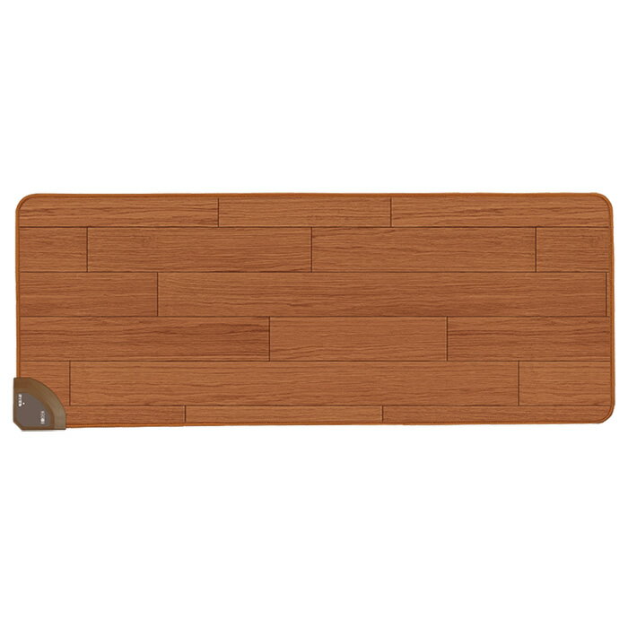 広電 電気マット フローリング調 CWM120H-BW ブラウン フローリング長 約120×45cm ホットカーペット KO..