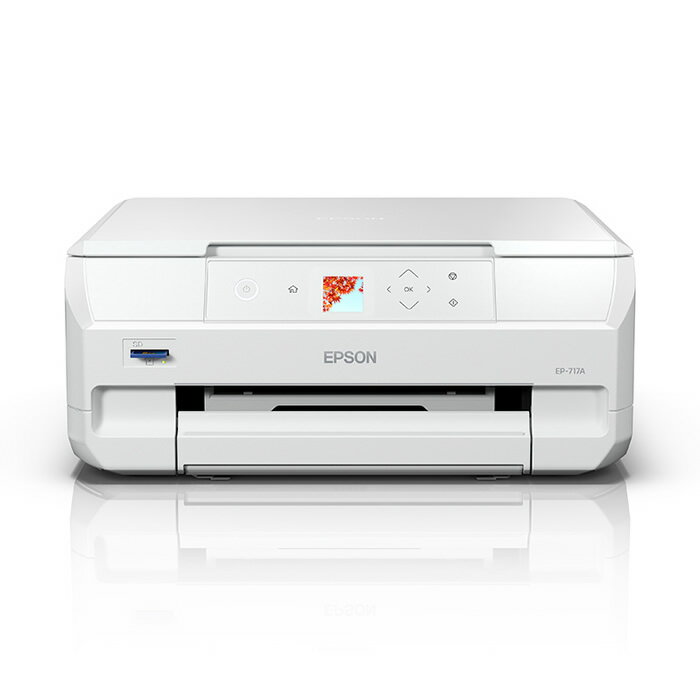 エプソン インクジェットプリンター カラリオ A4対応 EP-717A EPSON インクジェット複合機 カラリオプリンター 6色カラー プリント コピー スキャン スマホ対応 無線LAN コンパクトサイズ【送料無料】【KK9N0D18P】