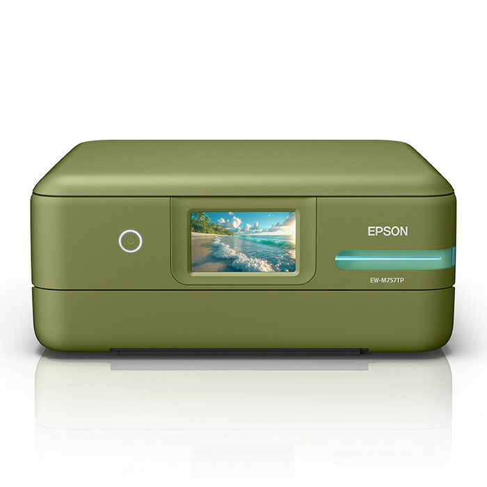 エプソン インクジェットプリンター エコタンク搭載モデル A4対応 EW-M757TP ピスタチオグリーン EPSON インクジェット複合機 プリント コピー スキャン スマホ対応 無線LAN 自動両面印刷【送料無料】【KK9N0D18P】