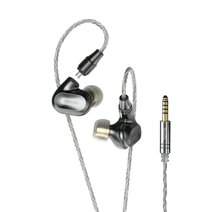 NUARL NX1 Chapter2 HDSS Hi-Res Stereo Earphone ハイエンド有線イヤホン NX1C2 サンドブラック ピュアオーディオイヤホン リケーブル 2pin ハイレゾ対応 ヌアール【送料無料】【KK9N0D18P】