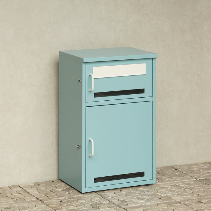 MOJYU 宅配ボックス Loretta PBX-159 アザーブルー 完成品【送料無料】【KK9N0D18P】