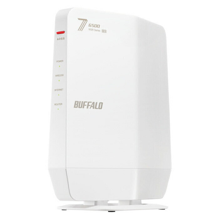 バッファロー デュアルバンド Wi-Fiルーター 5764+688Mbps AirStation Wi-Fi 7対応 WSR6500BE6Pシリー..