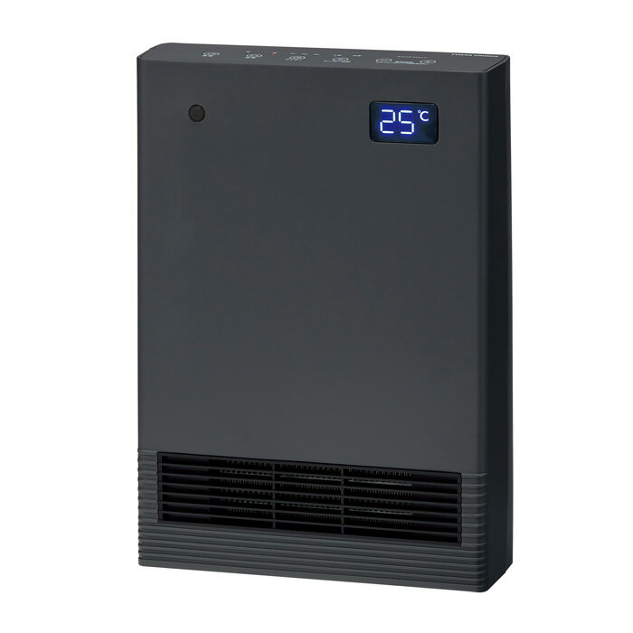 ユアサプライムス 背面が分解できるセラミックヒーター YA-S1228SGM-H グレー 電気ファンヒーター 人感..