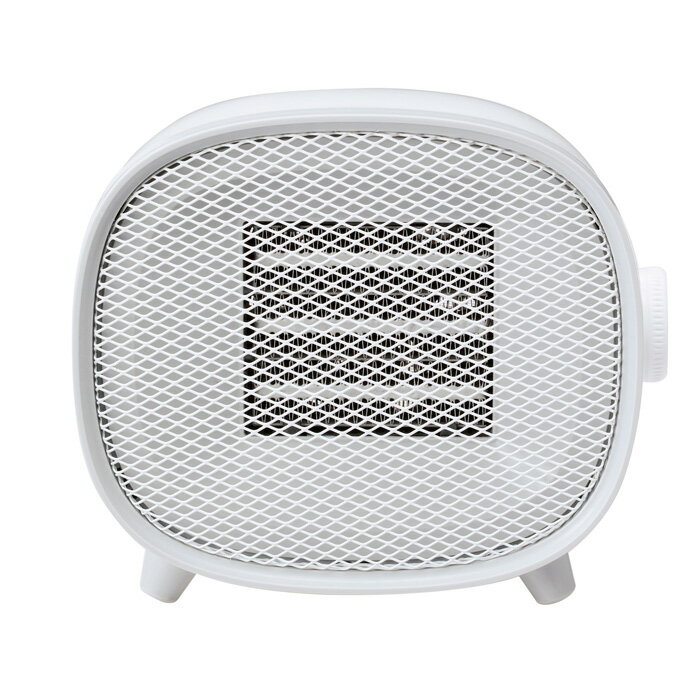 ユアサプライムス コンパクトセラミックヒーター YGT-S640F-W ホワイト 電気ファンヒーター 小型 軽量 ..
