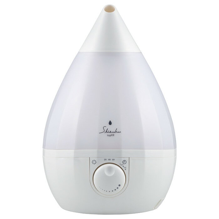 アピックス 上部給水超音波式アロマ加湿器 SHIZUKU topfill ASZ-400-WH APIX INTL しずく 雫 木造6〜8..