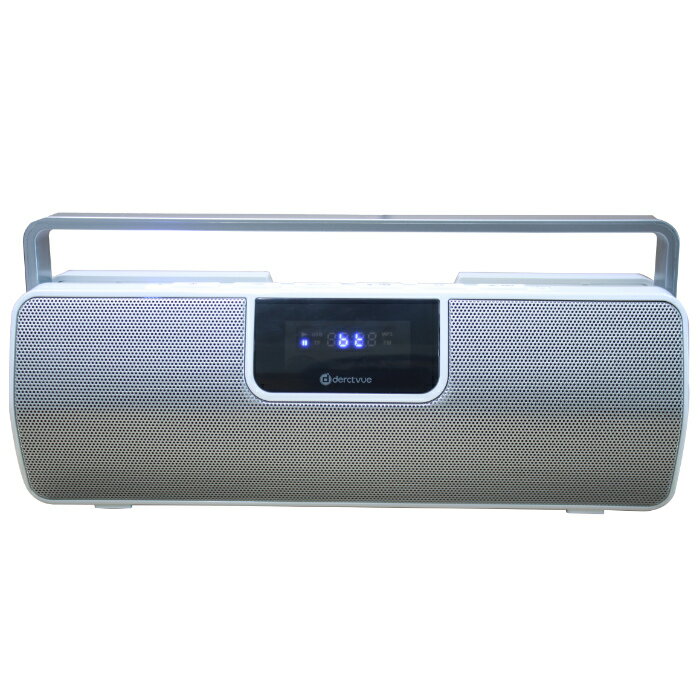 derctvue ポータブルスピーカー Bluetooth 防滴 ワイドFM 内蔵充電式バッテリー搭載 FTB-5 ホワイト デレクト・ビュ…