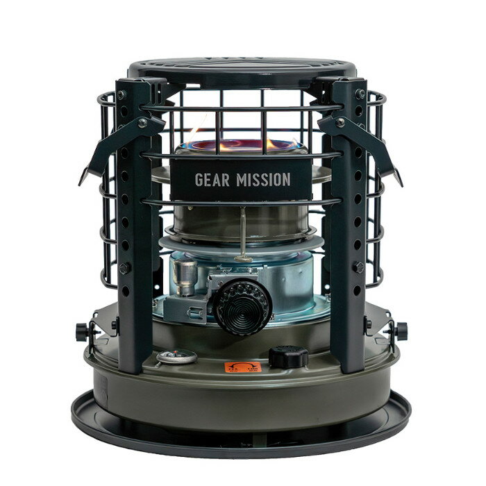 トヨトミ GEAR MISSION 煮炊き暖房用石油こんろ K3-GM1-G オリーブグリーン TOYOTOMI 石油ストーブ COOKING STOVE クッキングストーブ コンパクトサイズ 冬キャンプ 鍋料理【送料無料】【KK9N0D18P】