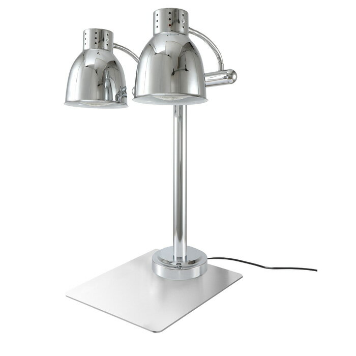 MotoM モトム ヒートランプスタンド 2灯 MST048M-2 クローム オリンピア照明 保温 厨房 ビュッフェ パーティー ケータリング【送料無料】【KK9N0D18P】