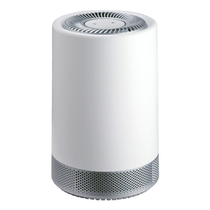 derctvue オゾン発生空気清浄機 OA065WS ホワイト シルバー デレクト・ビュー 360度吸い込む円形設計 PET防菌・防カビシート複合HEPAフィルター 空気清浄：約6畳～8畳 オゾン適用空間：6畳～19畳 消臭【送料無料】【KK9N0D18P】