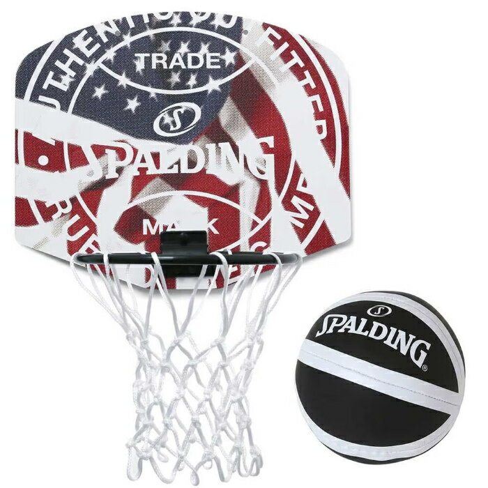 スポルディング キッズ用 バスケットゴール ミニボール付き マイクロミニ トレードマーク 79-016J SPALDING 正規販売店【送料無料】【KK9N0D18P】