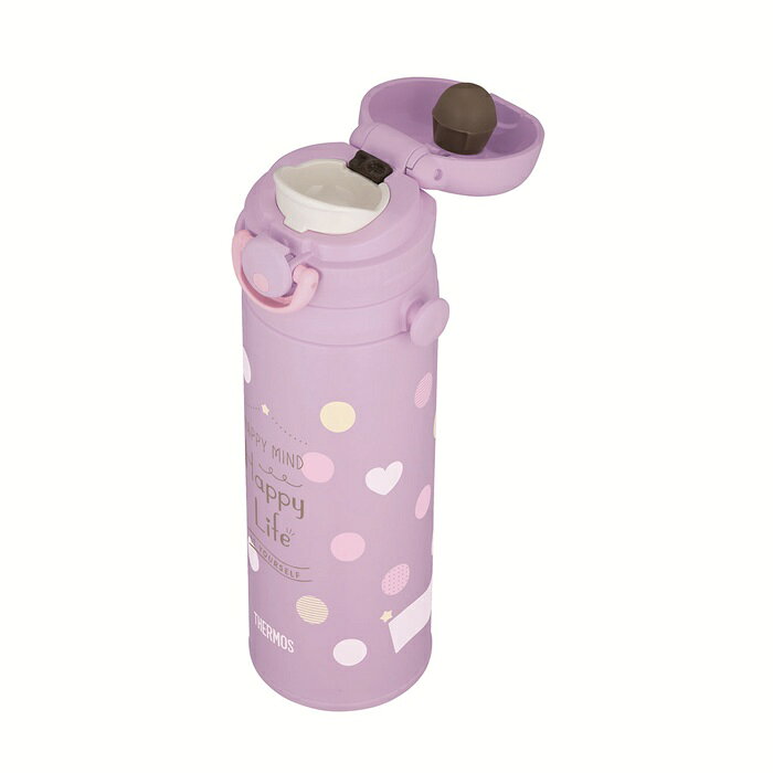 安心家電販売 PCあきんどのサーモス 真空断熱キッズケータイマグ 500ml パープルピンク JPF-500-PL-P 水筒 保温 保冷【送料無料】【KK9N0D18P】｜アングル2