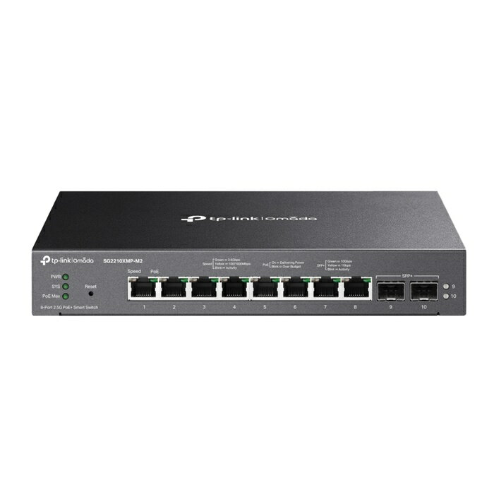 乐天商城 - 【最大2500円OFFクーポン配布中!5月29日10時まで】TP-Link Omada 2.5G PoE+ポート×8＆10G SFP+スロット×2 スマートスイッチ SG2210XMP-M2【送料無料】【KK9N0D18P】