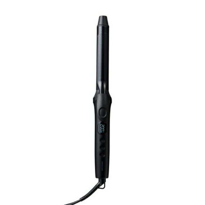 乐天商城 - 【即納】テスコム ヘアアイロン カールアイロン 25mm径 5段階温度調節 最高温度200℃ ナノセラミック TM362A-K ブラック ポーチ付属 海外対応 温度ロック 温度メモリー デジタル表示 ヘアーアイロン【送料無料】【KK9N0D18P】