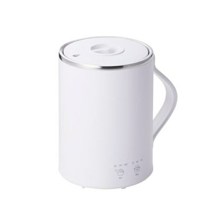【最大1000円OFFクーポン！6月11日1:59まで】テスコム マグカップ型電気なべ 350mL クックマグ Cook Mug 沸かす 煮る 保温 TGM20A-W ホワイト 電源 約1.5m ロングコード 調理 温め【送料無料】【KK9N0D18P】