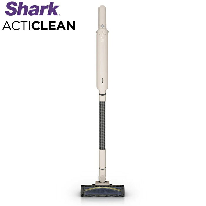 シャーク 掃除機 コードレススティッククリーナー Shark ActiClean 充電ドック付き LC800JWH ペタルベージュ iQゴミセンサー搭載 360°クリーニング 青色LED ワンタッチゴミ捨て 軽量約1.6kg【送料無料】【KK9N0D18P】