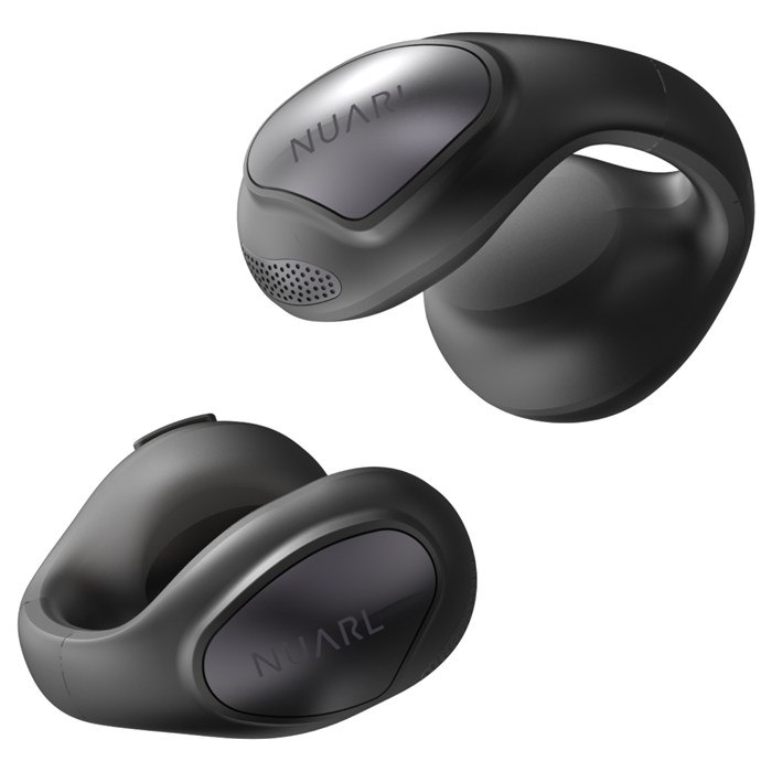 NUARL イヤーカフ型 ワイヤレスイヤホン νClip Standard Edition ニュークリップ NVCSE-NB ナチュラルブラック ヌアール 完全ワイヤレス Bluetooth 5.4 LDAC ハイレゾ IPX4 マルチポイント MEMS 低遅延 通話ノイズキャンセリング【送料無料】【KK9N0D18P】