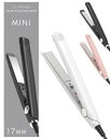 「美容師推薦」ヘアアイロン ミニ 2way ストレート/カール 急速加熱 マイナスイオン搭載 ツヤ髪 ヘアケア コテ 17mm 150g超軽量 持ち運び便利 ヘ...