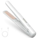 DSBWAN コードレスヘアアイロン ヘアアイロン USB充電式 2way カール&ストレート 4段階温度設定可能 男女兼用 家庭/旅行/出張/通勤用 贈り物 ...