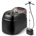 Hapyvergo 衣類スチーマー ハンガースチーマー スチームアイロン 1500W作動 ハンガーにかけたまま 3L大容量タンク 2段階スチーム コード付き 置型 腕が楽 省スペース プロ仕様