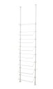HEIAN SHINDO 突っ張りシューズラック 16足対応 ワイヤー1本棚タイプ ホワイト 幅55cm高さ190~264cm TSR-55 平安伸銅工業