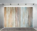 Qinunipoto 写真撮影用 背景布 1.5x1m 背景 布 写真 ?影 木の板の背景 撮影用 カラー木製ボード 人物撮影 子供の写真 バルーンの背景 室内装飾 子供撮影 写真館 撮影スタジオ用 自宅用 パーティ