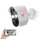 Guggre 1080P 防犯カメラ、双方向音声通信、クラウドストレージ (別売)、カラーナイトビジョン、AI 人体検知、2.4G Wi-Fi のみをサポート ...