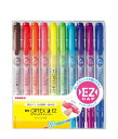 ゼブラ 蛍光ペン オプテックス2 EZ 10色 WKT11-10C