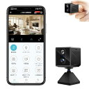 LXMIMI 4K 小小カメラ 小カメラ WiFi 防犯カメラ スマホ連動 遠隔視聴 双向通話 8~9時間録画 20日間待機 126°超広角 128GB ループ録画 自動暗視 動体検知 AI人間検知 小カメラ 屋外/玄関/屋内用 浮気