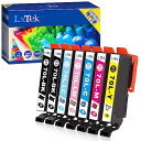 LxTek IC6CL70L 互換インクカートリッジ エプソン(Epson)用 IC70L 70L さくらんぼ インク 6色セット+黒1本(合計7本) 大容量/説明書付/残量表示/個包装 EP-306 EP-706A EP-805A EP-805AW EP-806AR EP-806AW EP-976A3