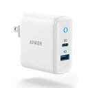 Anker PowerPort PD 2 20W(PD対応 32W 2ポート USB-A & USB-C 急速充電器)【PSE認証済/Power Delivery対応/PowerIQ搭載/コンパクトサイズ】 iPhone iPad Air(第5世代) Android その他 各種機器対応 (ホワイト)