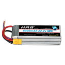 HRB 22.2V リポバッテリー 6000mah, 6s 6000mah, 6セル リポバッテリー XT90 50C-100C RC 飛行機 ヘリコプターマル...
