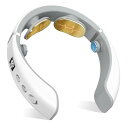 Juliyas ネックケア 首 リラクゼーション器 2025新設計 両側振動パッド ネックリラックス(EMS&TENSのW効果x加温×振動)母の日プレゼント 19段階強度調節 10種類モード 液晶ディスプレイ 日本語