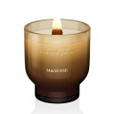 M&SENSE 焚き火の音がするキャンドル アロマキャンドル 木芯 270g 55時間 パチパチ音 ろうそく ロウソク アロマ 癒しグッズ プレゼント 女性 人...