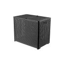 ランドリー バスケット 洗濯カゴ 仕切り板付き 2つカゴ 蓋付き 折りたたみ 大容量 多用途 おしゃれ 取っ手付き ランドリー収納 ボックス ごみ箱 省スペース