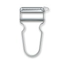 VICTORINOX(ビクトリノックス) STARピーラー 千切り 芽取り付きの皮むき器 シルバー 柔らかい果物の皮むきから硬い食材まで使える 6.0914