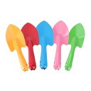 iplusmile 5pcs シャベル 園芸 ミニ シャベル 移植スコ キッズ 20cm お砂場 スコ 工具 金属シャベル 雪遊び 砂遊びセット 5色 可愛いミ...