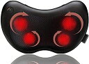 首マッサージャー マッサージ器 マッサージ枕 マッサージクッション ヒーター付き プレゼント ネック 首 肩 腰 背中 太もも ふくらはぎ マッサージ機 家庭用 職場用 父の日 母の日 敬老の日