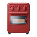 レコルト エアーオーブントースター 縦型トースター 2枚焼き ノンフライ調理 保温 スリム コンパクト 上下ヒーター タイマー付 お手入れしやすい RFT-1 recolte Air Oven Toaster レッド