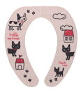 【日本製 消臭 洗える】サンコー ずれない トイレ 便座カバー 便座シート おさんぽねこ おくだけ吸着 KE-19