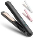 ヘアアイロン コードレス 2WAY カール/ストレートスヘアアイロン 18mm プロ仕様200℃ TYPE-C充電 3200mAh大容量 140℃〜200℃4段...