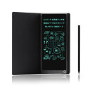 6.5インチ 電子パッド 超薄型電子メモ帳革カバー付きロック機能付き ワンタッチ消去 伝言板 単語帳 筆談ボードビジネス 業務用 軽量 携帯便利