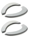 YY Hjem 便座シート 便座カバー 【2組】 20mm 座って快適/毛玉レス/瞬間脱着 & 簡単お手入れ (ライトグレー /ショートタイプ)