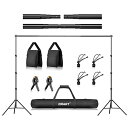 EMART 背景スタンド 260x300cm 高さ、幅調節可能 撮影スタンド 撮影用 背景スタンドセット グリーンバックスタンド 写真撮影用 人物 商品 ビデオ...