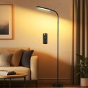 BeaNet フロアライト LED 【無線リモコン・Max版・大型228mmベース】 高輝度、省エネ フロアランプ 【PSE認証済】 5段階調光調色 スタンドライト 読書/勉強/仕事 BNT-FLL05