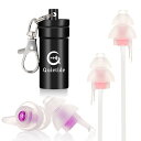 子供用耳栓 飛行機 Quietide 飛行機用耳栓 子供 (6 ~12歳用)気圧調整機能付 耳せん 聴覚障害予防 イヤープラグ 飛行機 電車 勉強 集中力アップ 水洗い可能 繰り返し使用可能 携帯ケース付き